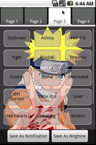 Naruto Ringtones Android Entertainment