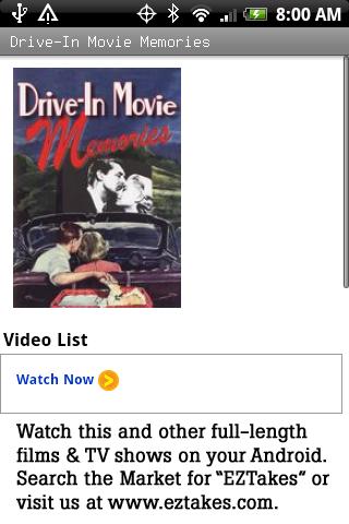 Drive-In Movie Memories Android Entertainment
