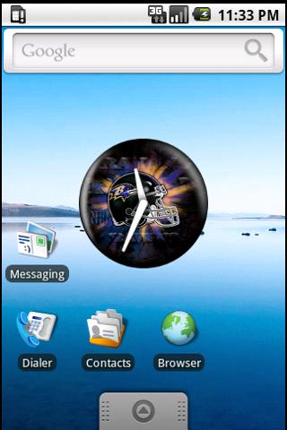 Baltimore Ravens Clock Android Entertainment