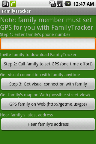 FamilyTracker Android Entertainment