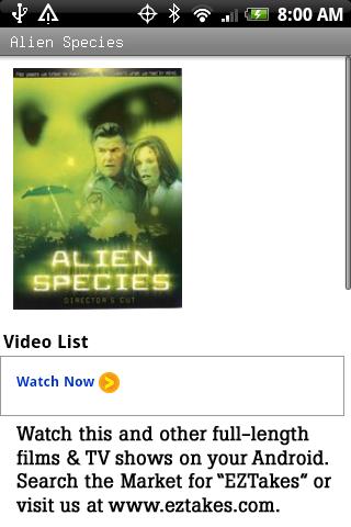 Alien Species Movie Android Entertainment