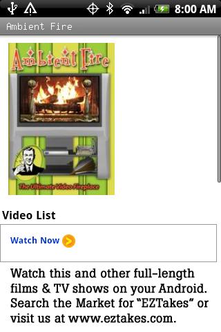 Ambient Fire Android Entertainment