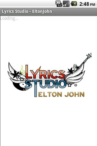 EltonJohn Lyrics Studio Android Entertainment