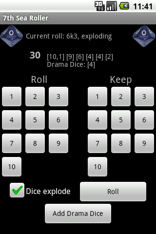 7th Sea Dice Roller Android Entertainment