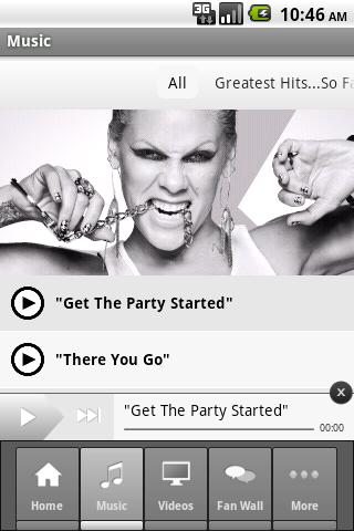 P!nk Android Entertainment