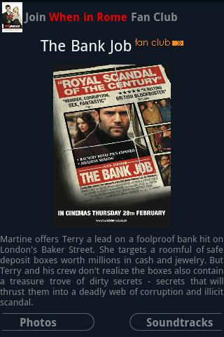 “The Bank Job” Fans Android Entertainment