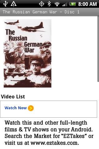 The Russian German War Android Entertainment