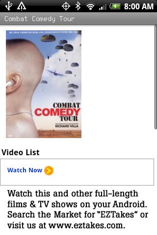 Combat Comedy Tour Android Entertainment