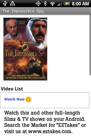 The Impossible Spy Movie Android Entertainment