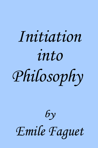 Initiation into Philosophy