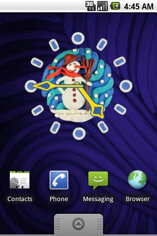 Plasticine Christmas Clock Android Entertainment
