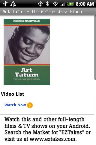 Art Tatum: Art of Jazz Piano Android Entertainment