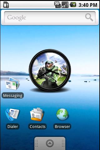 Halo Clock Widget Android Entertainment