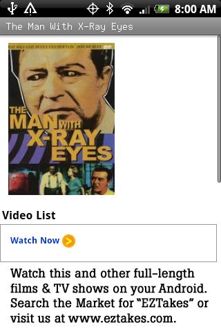 The Man With X-Ray Eyes Movie Android Entertainment