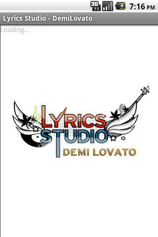 Demi Lovato Lyrics Studio Android Entertainment