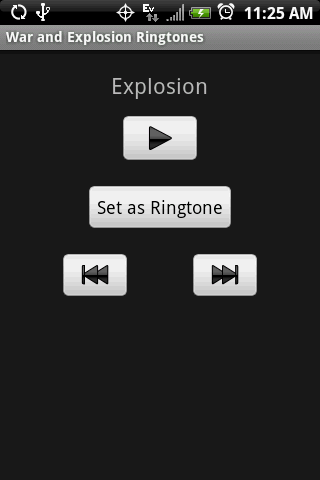 WAR and EXPLOSION Ringtones