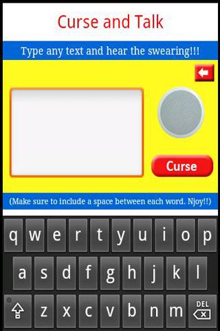 Curse and Talk Android Entertainment