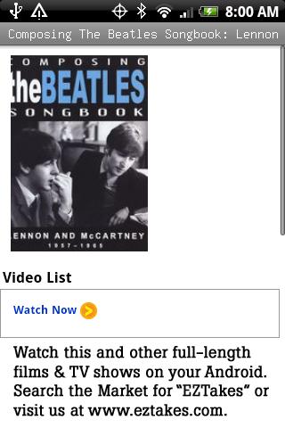 Composing Beatles 1957-1965 Android Entertainment