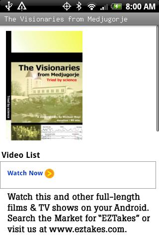 Visionaries from Medjugorje Android Entertainment