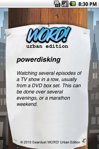 Word! Urban! Android Entertainment