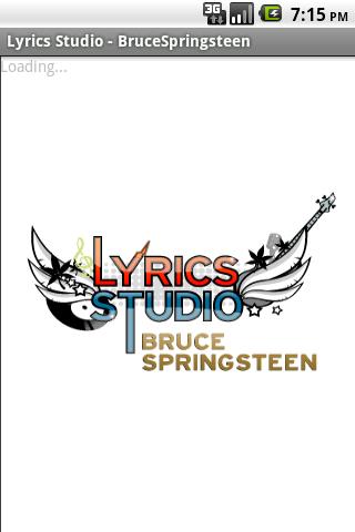 BruceSpringsteen Lyrics Studio Android Entertainment