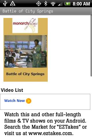 Battle of City Springs Doc Android Entertainment
