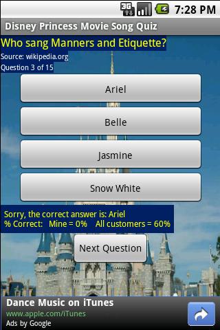 Princess Movie Singer Quiz Android Entertainment