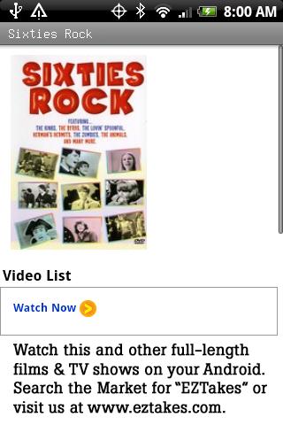 Sixties Rock Android Entertainment