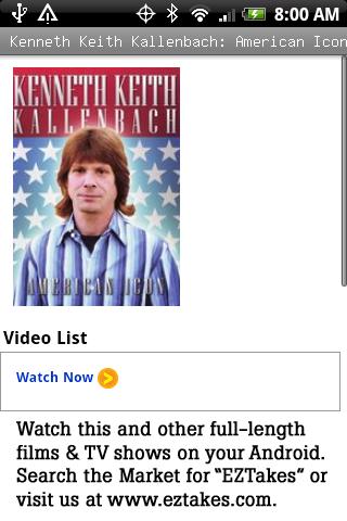 Kenneth Keith Kallenbach: Icon Android Entertainment