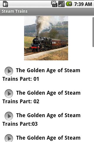 Steam Trains Video Collection Android Entertainment