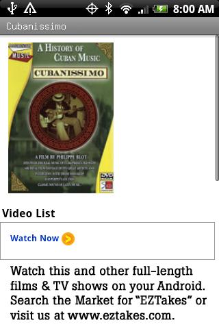 Cubanissimo Documentary Android Entertainment