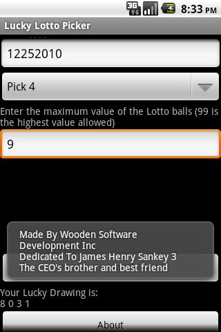 The Lucky Lotto Picker Android Entertainment