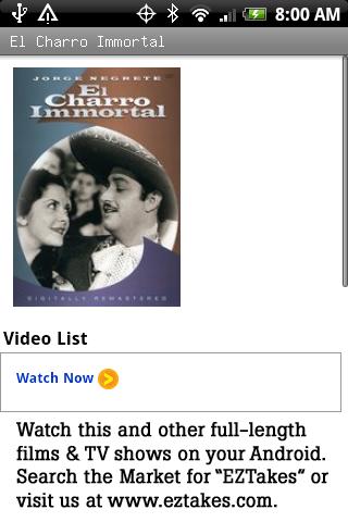 El Charro Immortal Documentary Android Entertainment