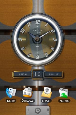 TERN designer widget clock Android Entertainment