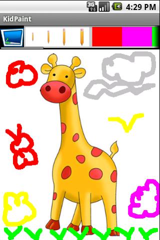 KidPaint(painting tool for kid Android Education