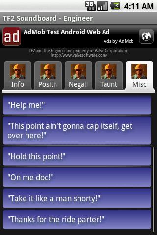 TF2 Soundboard – Engineer Android Entertainment