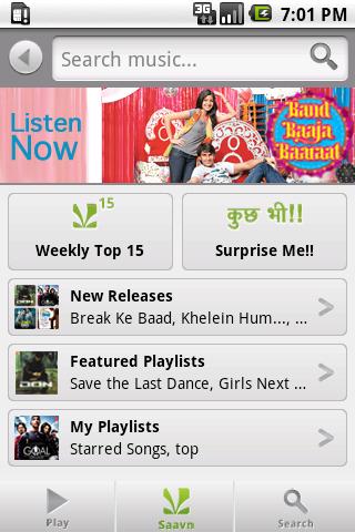 Saavn Music Android Music & Audio