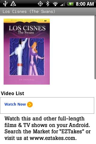 Los Cisnes (The Swans) Cartoon Android Entertainment