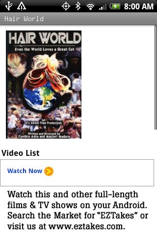 Hair World Documentary Android Entertainment