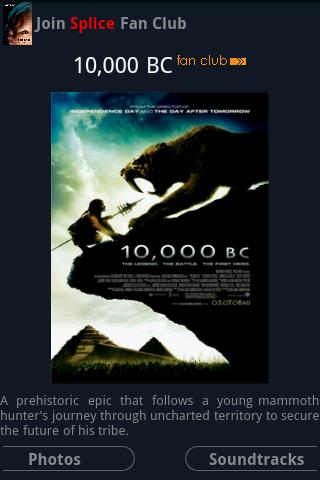 “10,000 BC” Fans Android Entertainment