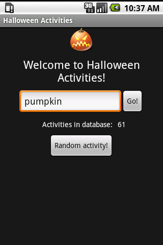 Halloween Activities Android Entertainment