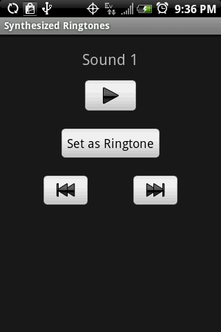 Synthesized Ringtones Android Entertainment
