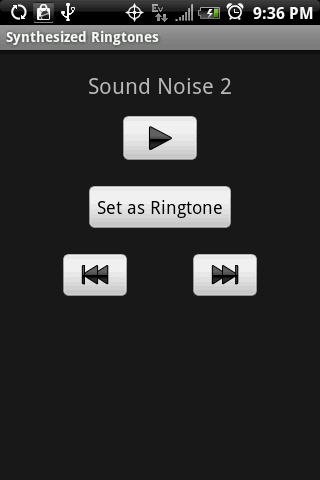 Synthesized Ringtones Android Entertainment