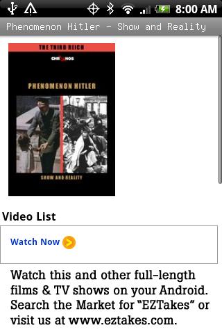 Phenomenon Hitler Show&Reality Android Entertainment