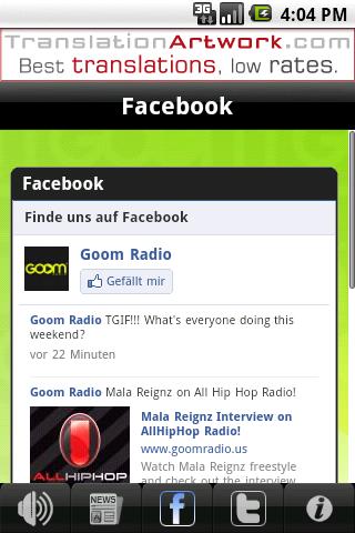 Goom Radio Android Entertainment