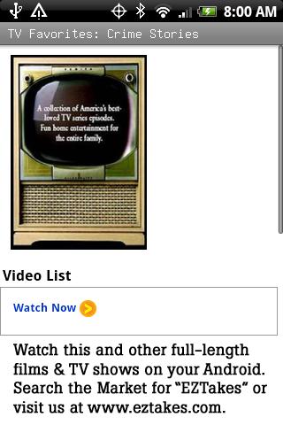 TV Favorites: Crime Stories Android Entertainment