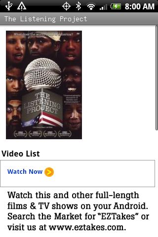 The Listening Project Doc Android Entertainment