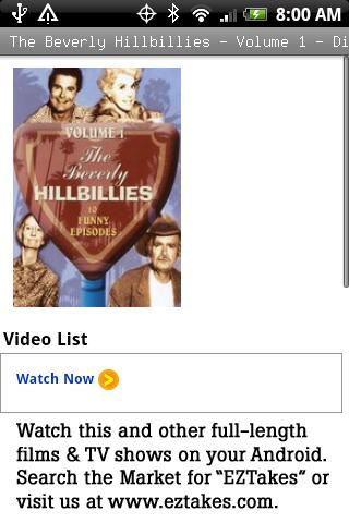 Beverly Hillbillies Vol 1 Pt 1 Android Entertainment