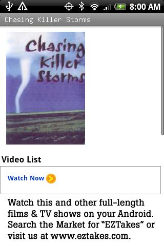 Chasing Killer Storms Android Entertainment