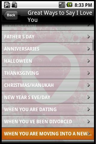 Great Ways to Say I Love You Android Entertainment